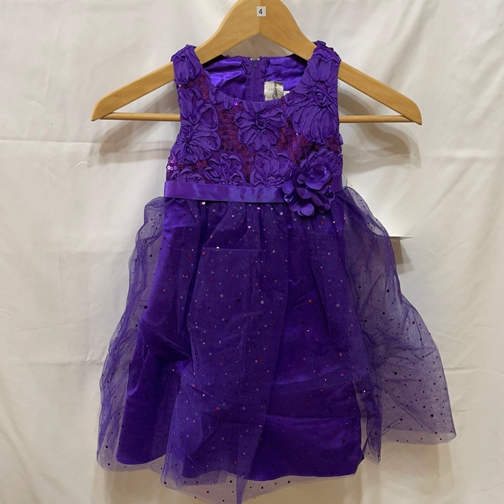 Girls purple dress